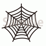 クモの巣のイラスト【ハロウィンに使える】切り抜き画像
