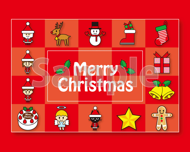 クリスマスのキャラクターの デスクトップ壁紙 無料イラスト