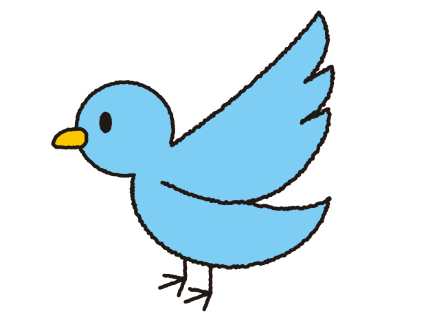 青い鳥のイラスト フリー素材 無料イラスト かわいいフリー素材 画像 写真 の フリーダ