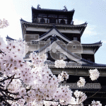 城の画像【日本の桜】高画質・フリー