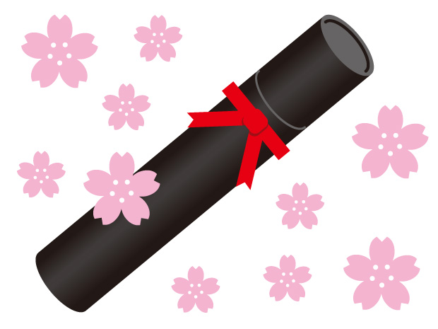 卒業のイラスト 無料 桜 無料イラスト かわいいフリー素材 画像 写真 の フリーダ